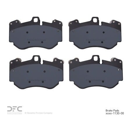 Dynamic Friction Co DFC 3000 Semi-Metallic Brake Pads - 1311-1130-00